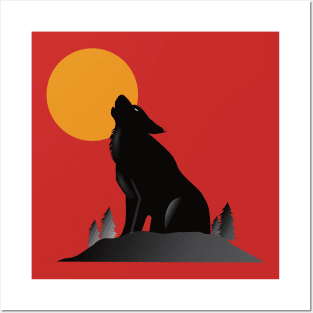 wolf Posters and Art